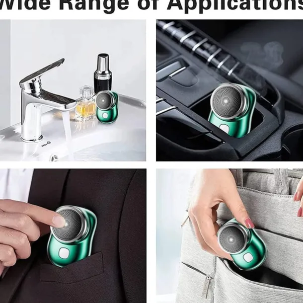 2023 New Upgrade Powerful Storm Shaver Men's Electric Shavers, Rechargeable USB Electric Shaver, Portable Mini Shaver, Pocket Size Wet and Dry, Easy One-Button Use
