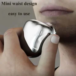 2023 New Upgrade Powerful Storm Shaver Men's Electric Shavers, Rechargeable USB Electric Shaver, Portable Mini Shaver, Pocket Size Wet and Dry, Easy One-Button Use