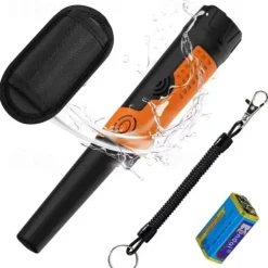 710 Orange Handheld Metal Detector - Outdoor Treasure Hunting & Archaeological Metal Detector