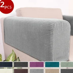 2 Pack Armchair Saver Protective Covers Armrest Cover Stretch Sofa Protective Covers For Armrests