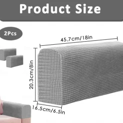 2 Pack Armchair Saver Protective Covers Armrest Cover Stretch Sofa Protective Covers For Armrests
