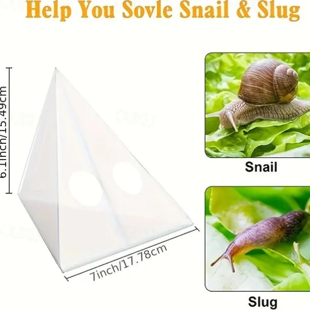 20 Pack Disposable Snail Trap, Effective Slug Trap Snail Bait, Slug & Snail Killer for Garden, Snail Catcher Beer Traps Environmentally Friendly