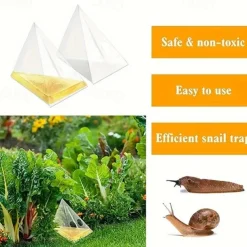 20 Pack Disposable Snail Trap, Effective Slug Trap Snail Bait, Slug & Snail Killer for Garden, Snail Catcher Beer Traps Environmentally Friendly