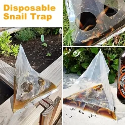 20 Pack Disposable Snail Trap, Effective Slug Trap Snail Bait, Slug & Snail Killer for Garden, Snail Catcher Beer Traps Environmentally Friendly