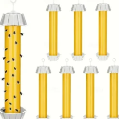 1 Pack Eliminate Unwanted Insects With 1pc Fly Traps Indoor/Outdoor Hanging Sticky Mosquito And Fruit Fly Trap Pest Control