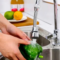 2 Pack Kitchen Faucet Extender Universal Faucet Spout 360 Rotating Adjustable Spout Spout for Home Kitchen Faucet Spout Filter Adapter Accessories
