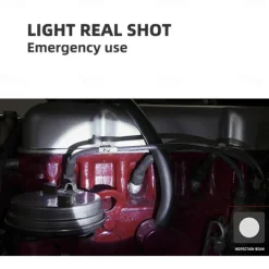 2 Pack LED Tactical Flashlight Torch Camping Lights Waterproof Multi-function for Camping Biking Hiking Outdoor Home Emergency 3.7V