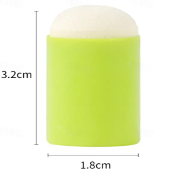 1 Pack Of Finger Sponge Daubers With Storage Case For Painting Art Ink Crafts