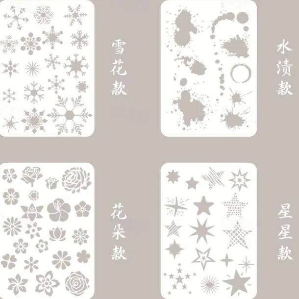 1 Pack Of Finger Sponge Daubers With Storage Case For Painting Art Ink Crafts