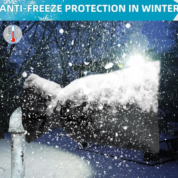 4 Pack Outdoor Faucet Covers for Winter Faucet Cover Freeze Protection Insulated Anti-Freeze Waterproof Material Reusable Faucet Cover Socks for Various Faucet Spigot,Pipe,Garden Hose Bib