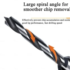 26 Pack Woodworking Chamfer Drilling Tools, Including Countersink Drill Bits, Wood Plug Cutter, Step Drill Bit, Center Punch, L-Wrench