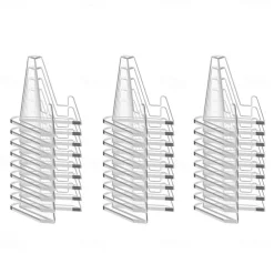 30 Packs Card Display Stand Sturdy and Stable Premium Acrylic Sports Card Holder Versatile Use Clear Mini Easel Stand for Challenge Coins PSA Graded Baseball Trading Cards(2.2 Inch)