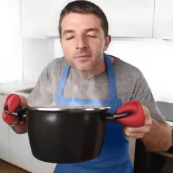 1 Pair Anti-Scald Pot Holders, Red Silicone Oven Glove Set, Lobster Claw Oven Gloves, Red Crab Oven Glove, Non-Slip Silicone Oven Gloves, Kitchen Safe Cooking Gloves For Oven