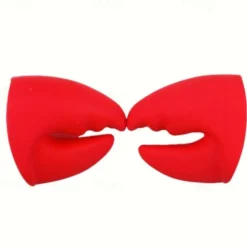 1 Pair Anti-Scald Pot Holders, Red Silicone Oven Glove Set, Lobster Claw Oven Gloves, Red Crab Oven Glove, Non-Slip Silicone Oven Gloves, Kitchen Safe Cooking Gloves For Oven