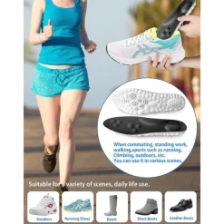 1 Pair 4D Cloud Technology Insole - Soft Relief for Foot Pain - Arch Support and Massage Points - Multiple Sizes and Colors Available