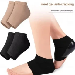 1 Pair Gel Moisturizing Heel Socks, Spa Socks for Foot Care, Dry Cracked Heel Repair, Silicone Heel Protector for Men and Women