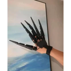 1 Pair Halloween Props Articulated Fingers Halloween Activity Finger Joints Outdoor Party Props Halloween Skeleton Decoration