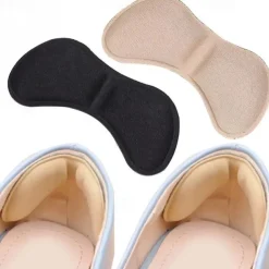 1 Pair Heel Stickers Comfortable Non-Heel Feet Half Size Pad Women's Anti-Wear Heel Stickers Anti-Drop Heel Non-Slip Shoes Back Stickers