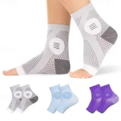 1 Pair Neuropathy Socks for Women and Men - Toeless Compression Socks Foot Neuropathy Socks, Peripheral Neuropathy Socks, Diabetic Neuropathy Socks, Arthritis Sock