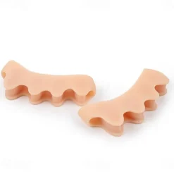 1 Pair Silicone Toes Separators Straightener Spreader Professional Soft Separator Bunion Hallux Valgus Relief Foot Care