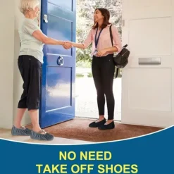 50 Pairs Extra Large Disposable Boot and Shoe Covers Non Slip Water Resistant Reusable Booties Shoe Covers Fits US Men's Size 10.5 Women's 12 Size