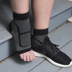 2/4 pairs Neuropathy Socks Compression Socks Ankle Compression Sleeve for Sports: Relieves Plantar Fasciitis, Achilles Tendonitis, Joint Pain, Reduces Swelling, Provides Heel Support