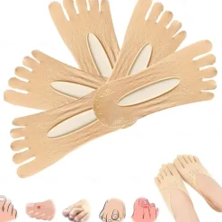 5 Pairs Orthopedic Toe Compression Sock Women's Toe Socks Projoint Antibunions Health Sock - Sock Align Toe Socks for Bunion - Anti Bunion Socks for Women and Men