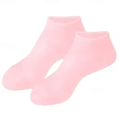 1 pairs Silicone Socks for Dry Cracked Feet, Women's Foot Socks for Moisturizing, one size