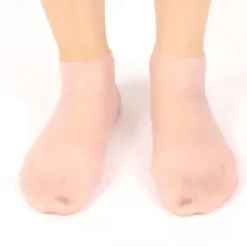 1 pairs Silicone Socks for Dry Cracked Feet, Women's Foot Socks for Moisturizing, one size