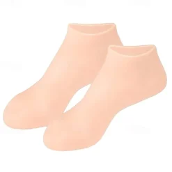 1 pairs Silicone Socks for Dry Cracked Feet, Women's Foot Socks for Moisturizing, one size