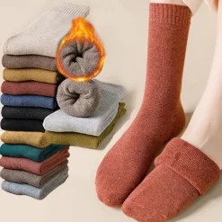 5 Pairs Socks - Socks for Women/Men , Socks for Women Men Boot Socks Hiking Socks , Knit Long Socks