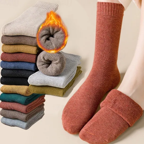 5 Pairs Socks - Socks for Women/Men , Socks for Women Men Boot Socks Hiking Socks , Knit Long Socks