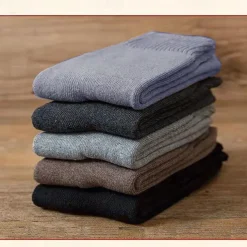 5 Pairs Socks - Socks for Women/Men , Socks for Women Men Boot Socks Hiking Socks , Knit Long Socks