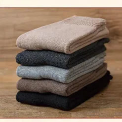 5 Pairs Socks - Socks for Women/Men , Socks for Women Men Boot Socks Hiking Socks , Knit Long Socks