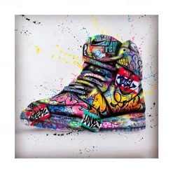 1 Panel Cola Burger Prints Posters Creative Graffiti Street Wall Art Wall Hanging Gift Home Decoration Rolled Canvas No Frame Unframed Unstretched