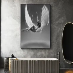 1 Panel People Prints Angel Girl Wall Art Canvas Modern Wall Hanging Gift Home Decoration Rolled Canvas No Frame Unframed Unstretched