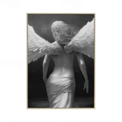 1 Panel People Prints Angel Girl Wall Art Canvas Modern Wall Hanging Gift Home Decoration Rolled Canvas No Frame Unframed Unstretched
