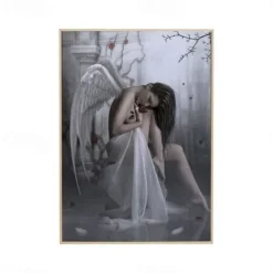 1 Panel People Prints Angel Girl Wall Art Canvas Modern Wall Hanging Gift Home Decoration Rolled Canvas No Frame Unframed Unstretched