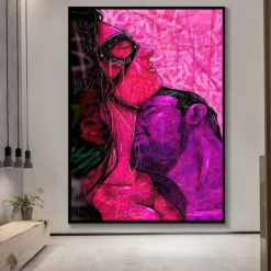 1 Panel People Prints Nude Art Wall Art Modern Picture Home Decor Wall Hanging Gift Rolled Canvas Unframed Unstretched