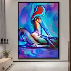 1 Panel People Prints Nude Art Wall Art Modern Picture Home Decor Wall Hanging Gift Rolled Canvas Unframed Unstretched