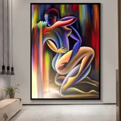 1 Panel People Prints Nude Art Wall Art Modern Picture Home Decor Wall Hanging Gift Rolled Canvas Unframed Unstretched