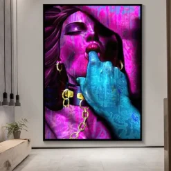 1 Panel People Prints Nude Art Wall Art Modern Picture Home Decor Wall Hanging Gift Rolled Canvas Unframed Unstretched