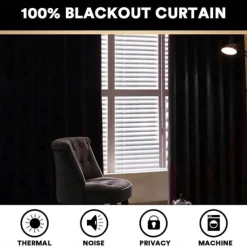 2 Panels 100% Blackout Curtain Stained Glass Pattern Curtain Drapes For Living Room Bedroom Kitchen Window Treatments Thermal Insulated Room Darkening