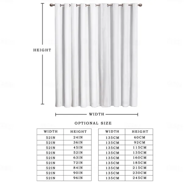 2 Panels Blackout Curtains Skull Printed Thermal Insulated Curtains for Bedroom Living Room Geometric Grommet Window Drapes Curtain Drapes