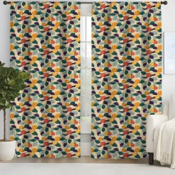 2 Panels Curtain Drapes Blackout Curtain For Living Room Bedroom Kitchen Window Treatments Thermal Insulated Room Darkening
