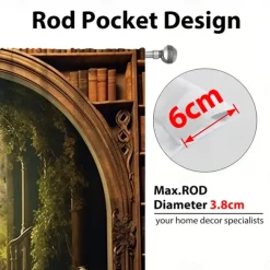 2 Panels Fantasy Room Curtain Drapes Blackout Curtain For Living Room Bedroom Kitchen Window Treatments Thermal Insulated Room Darkening