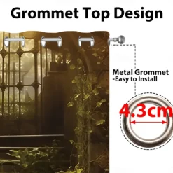 2 Panels Fantasy Room Curtain Drapes Blackout Curtain For Living Room Bedroom Kitchen Window Treatments Thermal Insulated Room Darkening