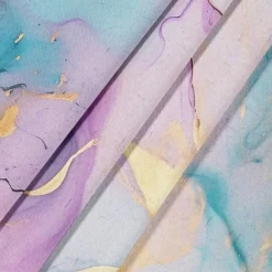 2 Panels Marble Pattern Curtain Drapes 100% Blackout Curtain For Living Room Bedroom Kitchen Window Treatments Thermal Insulated Room Darkening