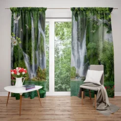 2 Panels Nature Forest Curtain Drapes Blackout Curtain For Living Room Bedroom Kitchen Window Treatments Thermal Insulated Room Darkening