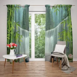 2 Panels Nature Forest Curtain Drapes Blackout Curtain For Living Room Bedroom Kitchen Window Treatments Thermal Insulated Room Darkening